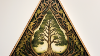 삼각형 디자인의 이미지 만들기