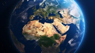 우주에서 보는 지구