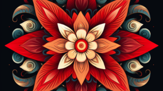 방사형 벡터 이미지