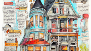 노트에 스케치한 스타일의 이미지 만들기