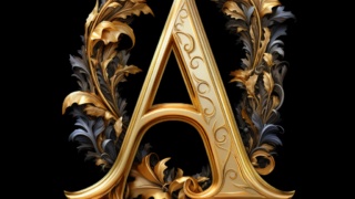 반지의 제왕 느낌의 알파벳 디자인 하기!