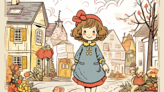 빈티지 느낌의 다양한 캐릭터 일러스트