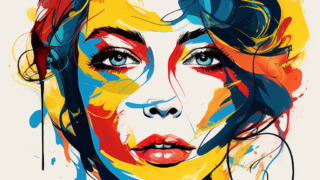 스케치 느낌의 거친 이미지