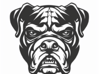 심플한 단색 로고